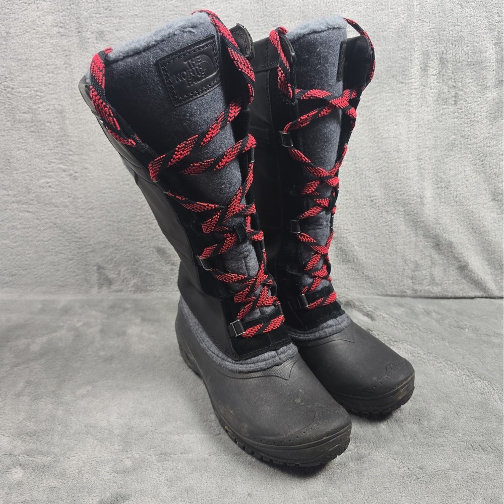 The North Face Women's Shellista IV Tall Boots Size 7.5 Fully Lined Lace Up